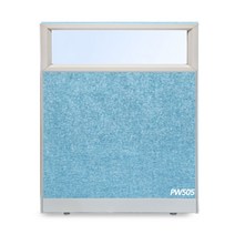 진웅파티션 PVC 45T 높이 1200 반유리 사무실파티션 파티션 (부속별도), PW505