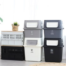 다목적 분리수거함, 이지 50L, 03)브라운
