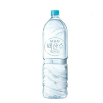 농심 백산수 무라벨 2L 12개 미네랄워터, 24개