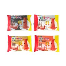 피노키오 데코레이션 찰흙 50개입 1박스/미술/만들기재료, 주황 50개입 1박스