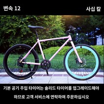 입문 로드자전거 바이크 등하교 출근용 저가 10만원대 경량, L.가변 속도 24인치 40칼 - 12개