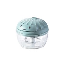 마늘슬라이스 다기능 고기 분쇄기 200500 ml 마늘 트라이츄레이터 내구성 고추 생강 야채 커터 주방 도구, [01] blue 200ml