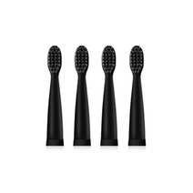 전동 칫솔 강력한 초음파 소닉 usb 충전 충전식 치아 빨 전자 미백 치아 브러시 dropship, 검은 칫솔모