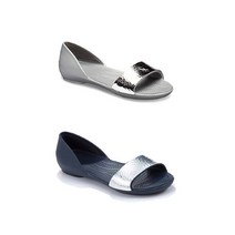 크록스 샌들 우먼 리나 엠블리쉬드 도르세이 플립 204361-488