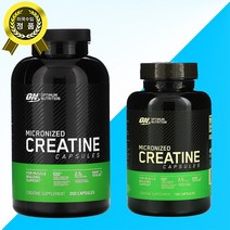 옵티멈 뉴트리션 크레아틴 모노하이드레이트 2500mg 100캡슐 200캡슐