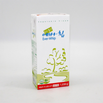 스윗앤스윗. 에버휩 가당 휘핑크림 1kg 깔끔하고 맛있어요, ICE)포장없이 받을게요(1개만선택), 1개