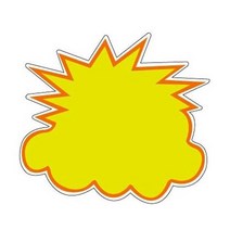 POP카드 PC9029 톱니구름 (5개입) 광고홍보용카드, LHY_ 본상품선택