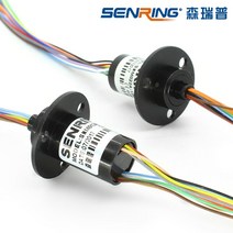 로터리 조인트 브러쉬 슬립링 회전케이블 전도성 미니어처 4 6 12 18 경로 외경 12 5mm 전도성 캡 유형 신호, 12.5mm 외경 4선