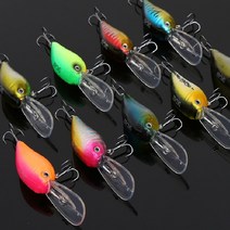 딥 크랭크 민물 배스 낚시 하드베이트, 1개