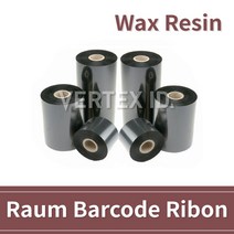 [라움 왁스레진 리본] RWR201 /사이즈 70mm~110mm, 90mmX300M