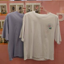 애플핑크 5부소매여름티셔츠APK8R310GSVGSW 산본뉴코아