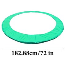 헬스트램펄린 트램폴린 패드 교체 안전 방수 스프링 커버 폴 6ft 8ft 10ft 프레임 크기 녹색구멍 없음, 01 6ft