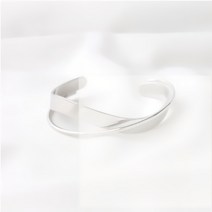 뱅글 팔찌 체인 로즈골드 골드 실버 물결