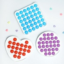 스위트데이 New 푸쉬팝 뽁뽁이 버블팝 도형팝잇 스피너푸쉬팝 실리콘팟잇 집콕놀이 두뇌게임, New 푸쉬팝 랜덤1개