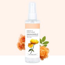 섬유 향수 드레스퍼퓸 미니 100ml 마드모아젤룸스프레이 섬유탈취제 드레스퍼퓸 수제향수 대용량섬유향수 실내디퓨저 실내방향제 여름향수 옷땀냄새제거 남자방냄새, 본상품