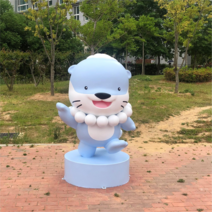 실외 진주시 하모 입체 마스코트 FRP 포토존 상징 설치 좋여물 제작 업체 헤파이스토스웍스
