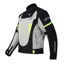 오토바이 라이더 상의 의류 바이크옷 바람막이, 3XL, 9.겨울 화이트/그린-상의(방수 보온)