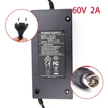 전동킥보드배터리 24V 36V 48V 60V 2A 전기 자전거 스쿠터 전기 충전기 호버 보드 밸런스 휠, 18 60V D