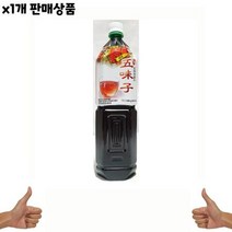 식자재 식재료 도매) 오미자골드(청솔 1.5L) 1개, 상세페이지 참조, 상세페이지 참조