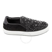 Philipp Plein 여성용 스터드 슬립온 스니커즈 브랜드 사이즈 37(미국 7)
