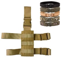 휠체어 휠 바퀴 전동휠체어tactical molle drop leg panel 117, 검은색