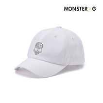 몬스터지 우먼 오스트리아산 크리스탈 볼캡 화이트 MC22SBW-78