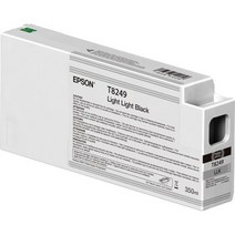 (EPSON 정품플로터잉크 T824900 Light Light Black (P9000/350ml) 정품플로터잉크