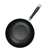 베네첸 국산 일반 마블코팅 튀김팬 궁중팬 튀김팬 웍 업소용 20cm 24cm 26cm 28cm 30cm 32cm, W30cm, 1개