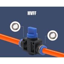 공압 피팅 PY/PU/PV/PE 워터 파이프 및 커넥터 직접 추력 4 16mm/ PK 플라스틱 호스 퀵 커플 링, [08] HVFF, [04] 10