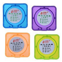 One box Lab PTFE 재질 OD 13mm/25mm/47mm/50mm/60mm Millipore 친수성 멤브레인 필터 기공 크기 0.22um/0.45um, [02] 13mm 0.45um PTFE