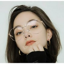 대두 얼큰이 얼굴 큰사람 안경 남자 여자 오버핏 사이즈