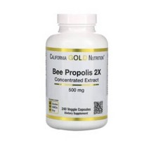 CGN 캘리포니아 골드 프로폴리스 240정 2팩 2X 500mg California Gold Nutrition Bee Propolis 2X