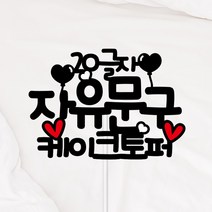생일축하 케이크토퍼 자유문구 20자