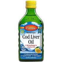 Carlson 1100mg 코드리버 대구간유 오일 250ml