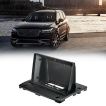 VOLVO XC90 2004-2013 오디오 피팅 어댑터 Canbus 박스 패널 프레임 키트 용 9 인치 차량용 DVD 대시 보드 띠, [01] Black