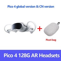 오리지널 Pico 4 VR 헤드셋 올인원 FOV105 가상 현실 3D 4K 스마트 Pico4 안경 스팀, 128G with bag, 128G with bag, 128G with bag