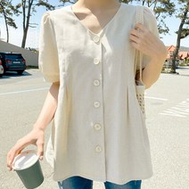 [제작] 로블런 린넨 블라우스 59065 빅사이즈 여성