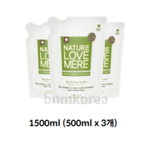 네이쳐러브메레 유아 식기 세정제, 1500ml, 20개