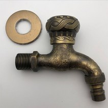 슬림수전 엔틱 전화기 샤워기 거위목 일반수도꼭지골동품 청동 세탁기 크레인 장식 야외 수도꼭지 빈티지, 05 07