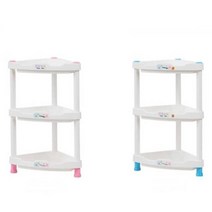 코너선반 코너형선반 페 3단색상랜덤