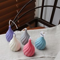 [천삼백케이] [스탠딩 오베이션] 모스크02 캔들 자체제작 돔캔들 오브제캔들 소이캔들, 블루, 미모사