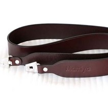 진짜 가죽 어깨 목 스트랩 Mamiya RB67 카메라용 35mm 갈색, 01 Brown