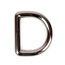 각 파이프 D링 20MM - 흑니켈, 단품