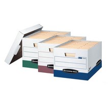 펠로우즈 A4 프레스토 뱅커스박스 적색2개 264x353x419mm, 적색