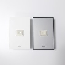 벨로 누름 버튼 스위치 버튼 차임벨 초인종 현관벨 푸쉬스위치 눌음 푸시, 실버, 1개