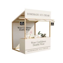 이동식 매대 진열대 마트 공원 잔디밭 푸드트럭 야외, 상세 페이지 참고, 가판대 2m스톨랙+타포린+캐비닛