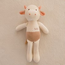 화음베베 소띠 신생아 오가닉 송아지 소 애착 인형 카우 봉제