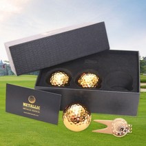 메탈릭 골드레이 황금골프공 답례품 골프용품 써클 동호회 밴드, 10세트(7%할인)