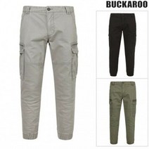 버커루진 (BUCKAROOJEANS) [AK백화점][버커루] 지퍼장식 면 카고 조거 팬츠 (B211PT483P)