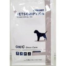 네츄리스 벳스크립션 오엔씨(온코케어) 1.2kg 습식 사료 + 강아지 야채스넥